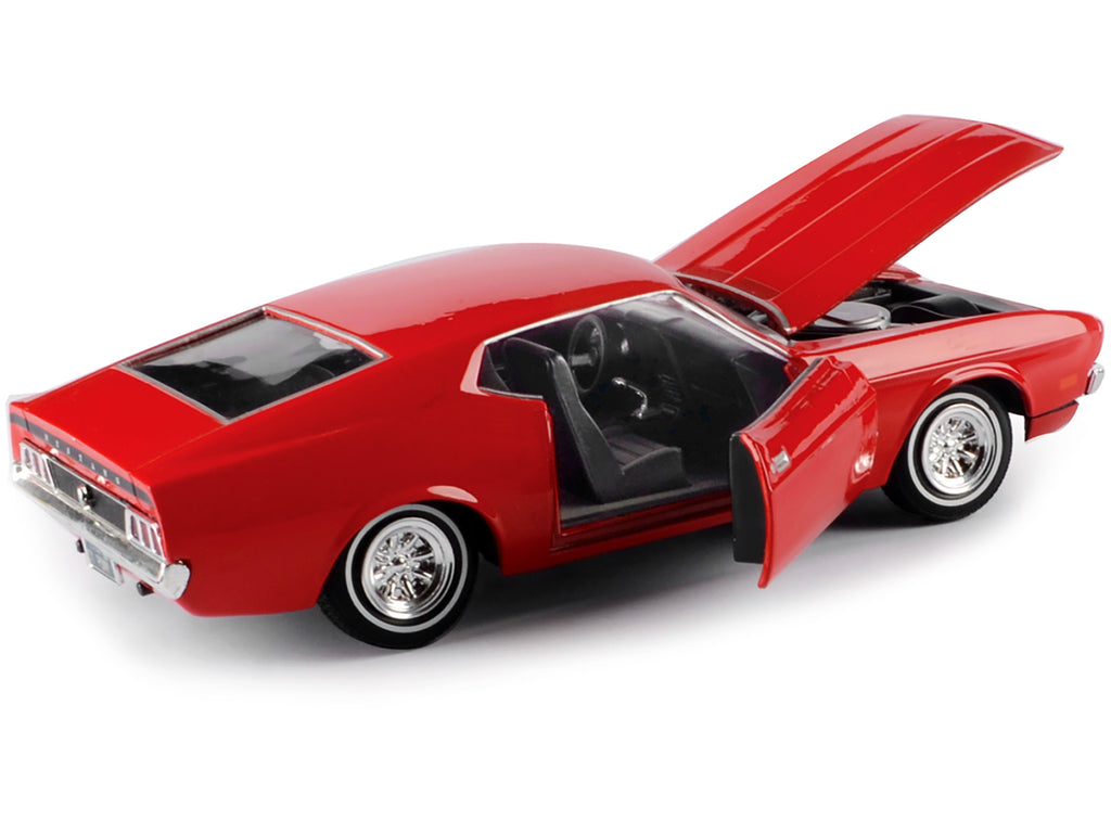 1971 Ford Mustang Sportsroof Red 1/24 Diecast Model Car by Motormax - image 2