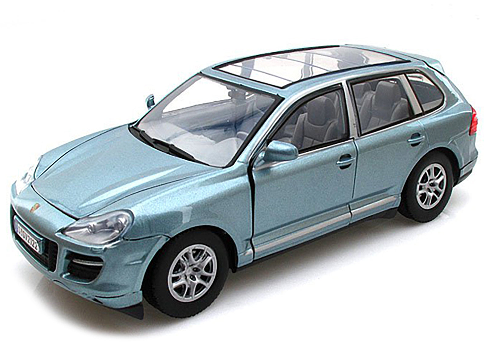 Porsche Cayenne Turbo Grey 1/24 Diecast Car Model by Motormax - image 2