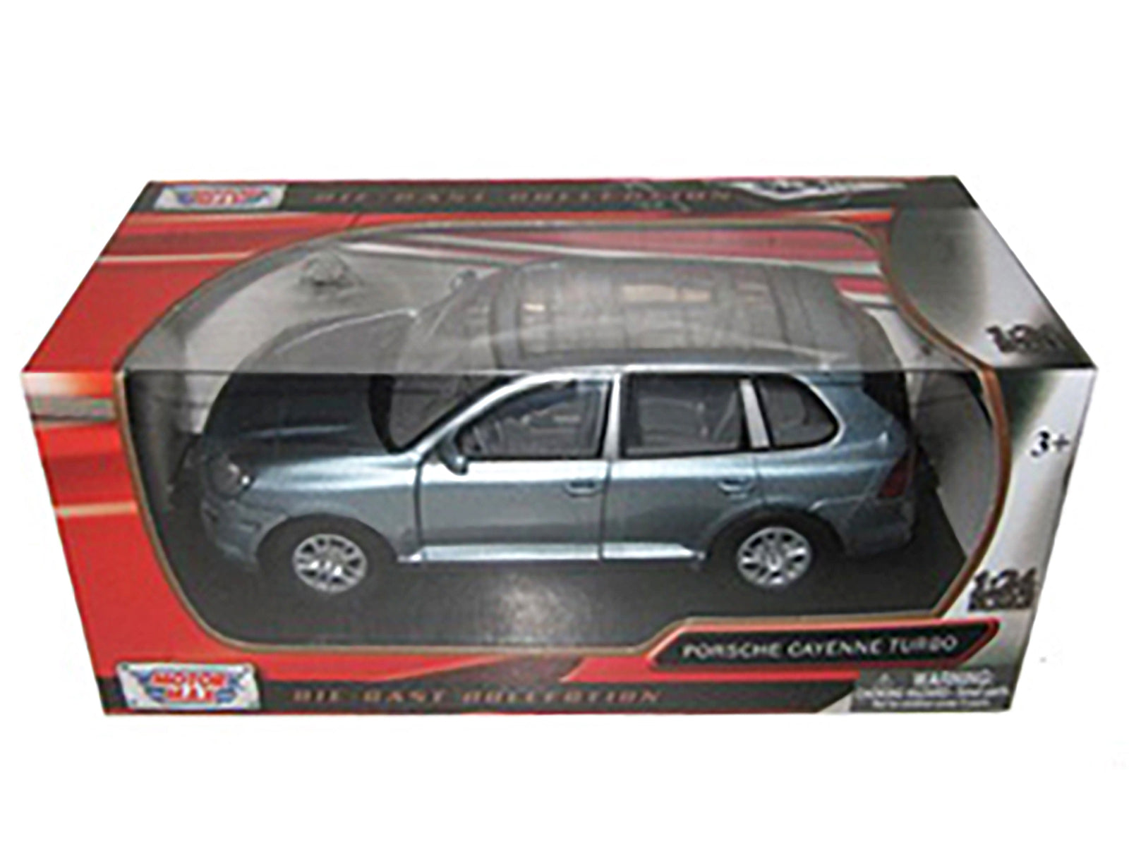 Porsche Cayenne Turbo Grey 1/24 Diecast Car Model by Motormax - image 3