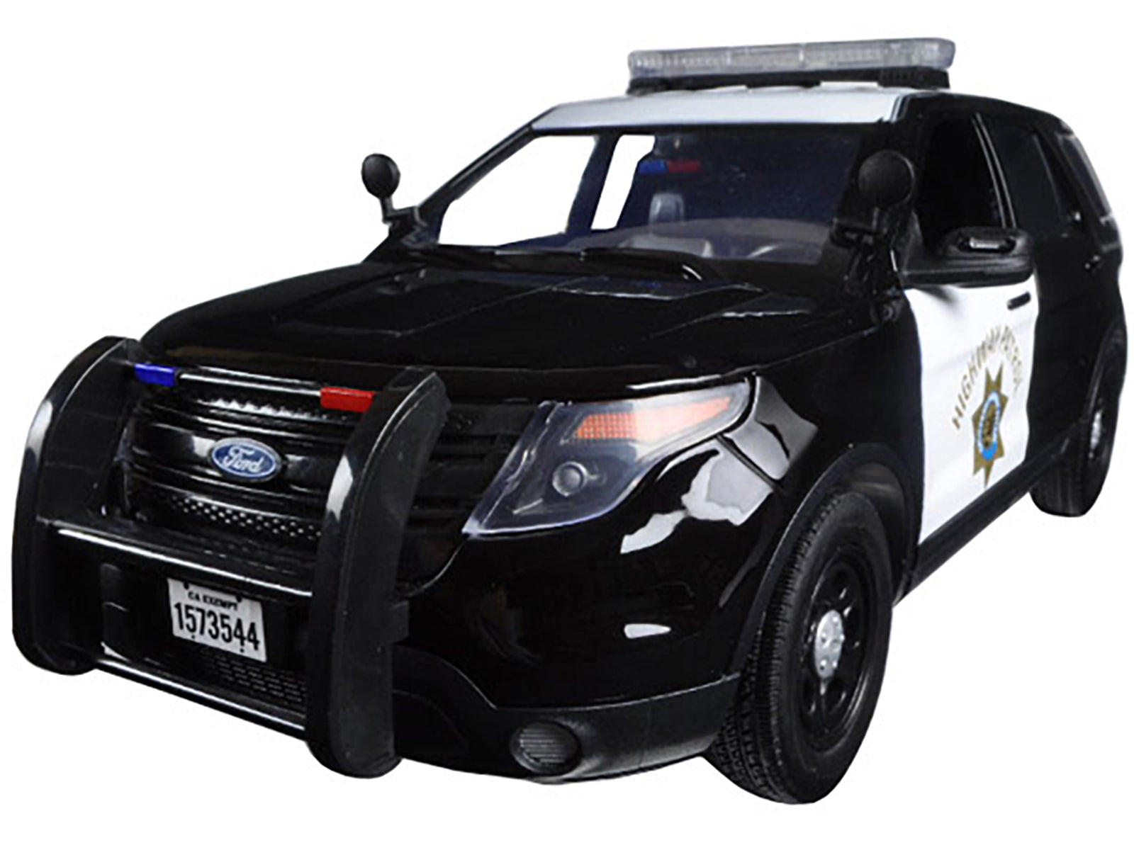 2015 Ford PI Utility Interceptor CHP California Highway Patrol 1/18 Diecast Model Car by Motormax - image 2