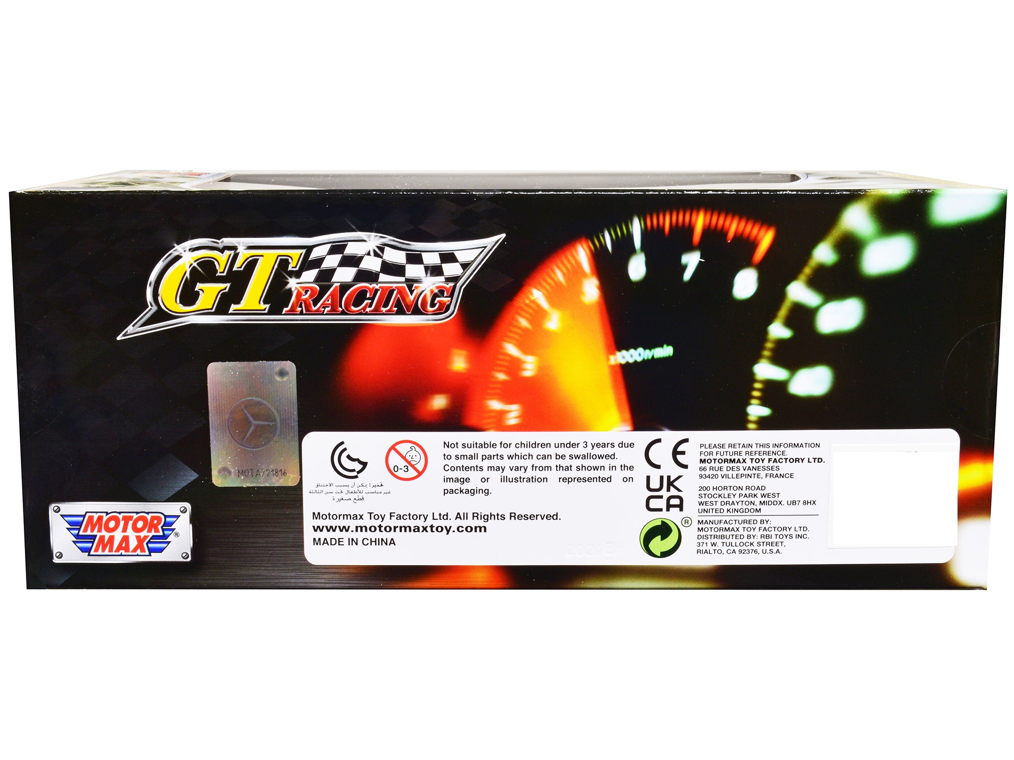 Mazda RX-8 #5 Green "GT Racing" Series 1/24 Diecast Model Car by Motormax - image 3