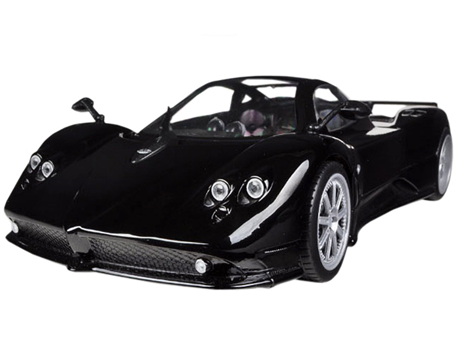 Pagani Zonda F Black 1/18 Diecast Car Model by Motormax - image 2