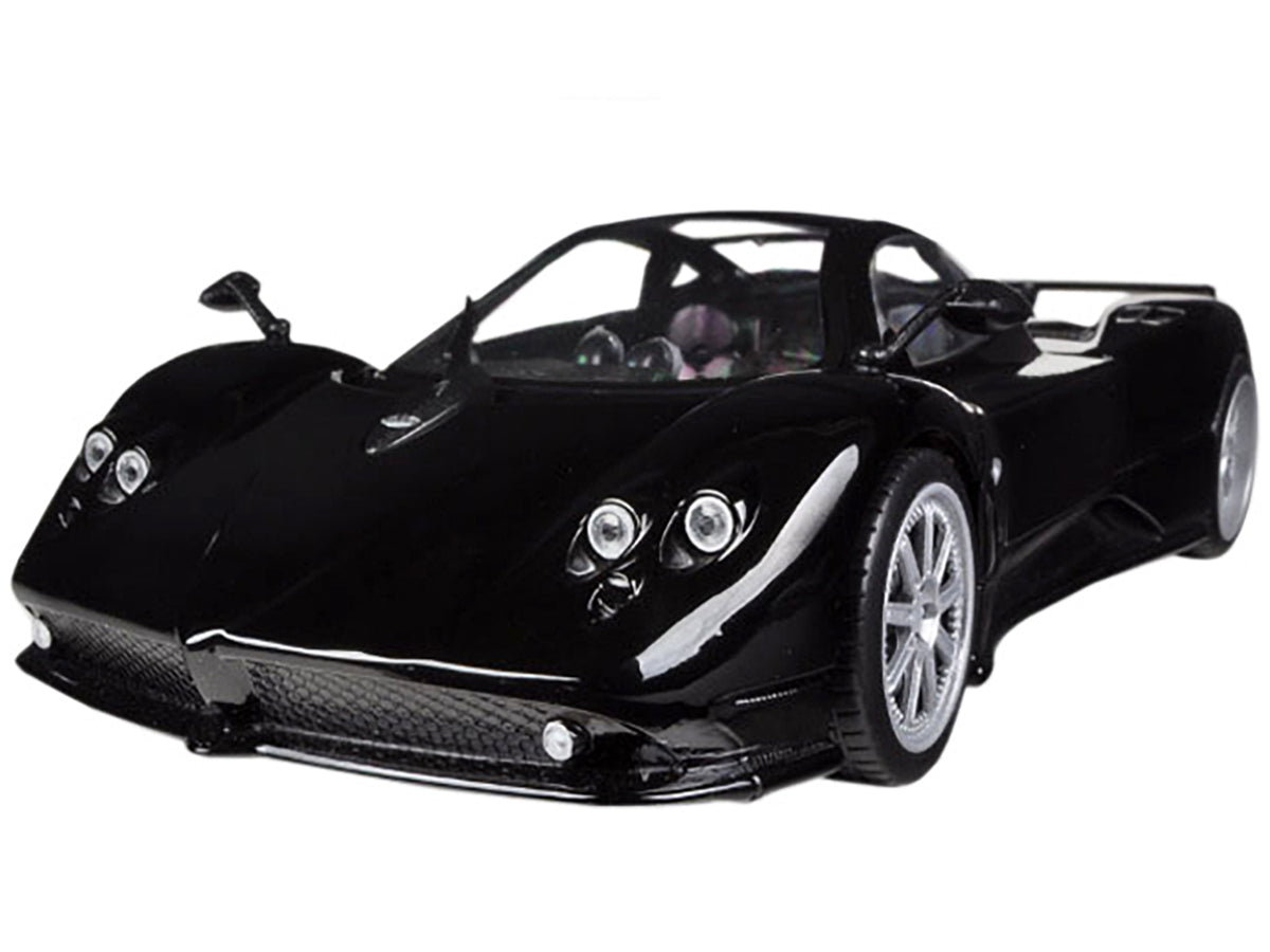 Pagani Zonda F Black 1/18 Diecast Car Model by Motormax - image 2