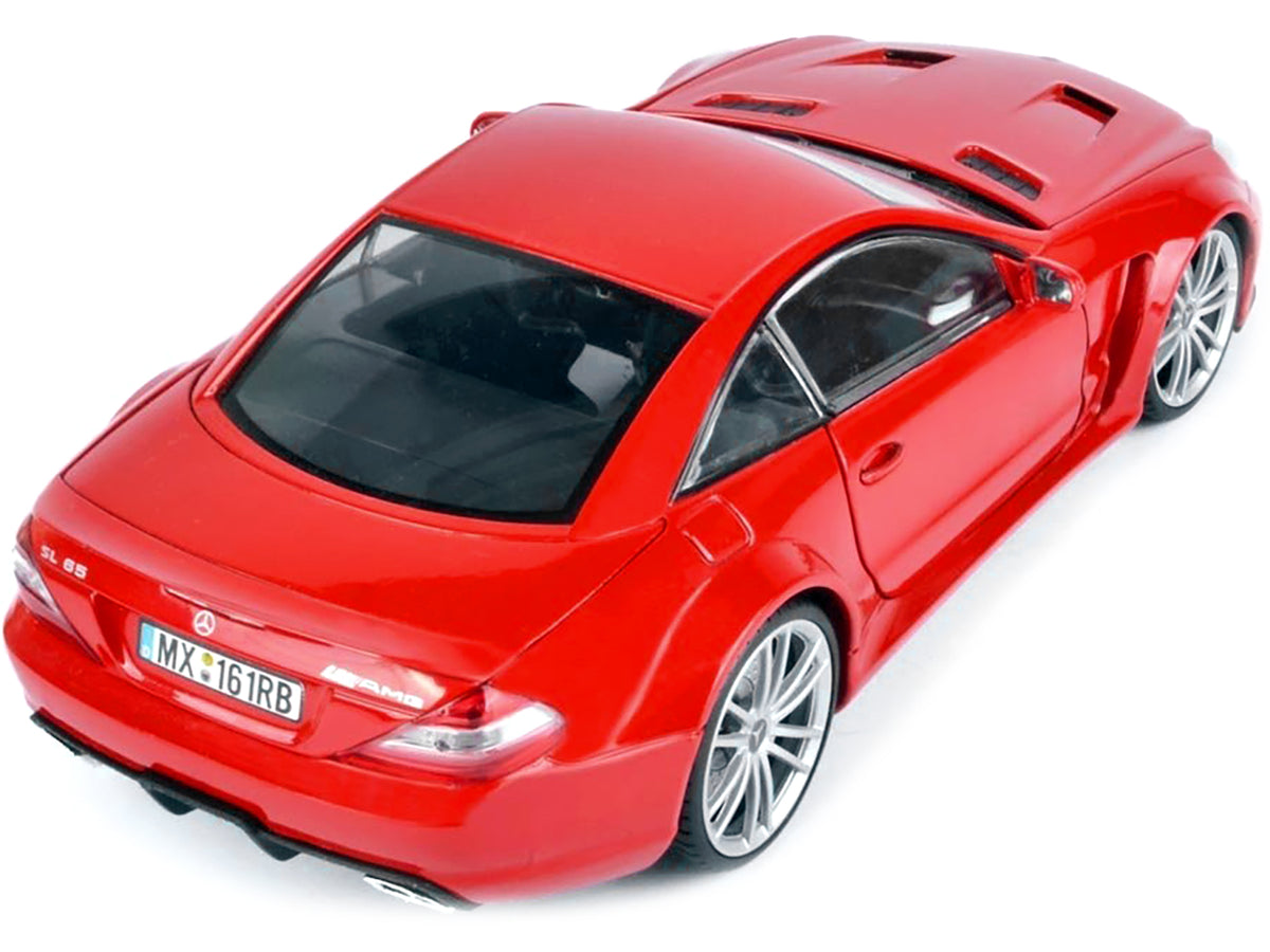 Mercedes SL65 AMG Black Series (R230) Red 1/18 Diecast Model Car by Motormax - image 3
