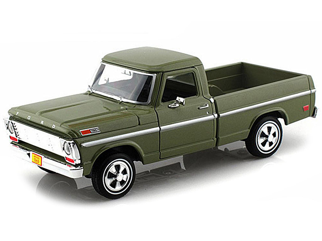 1969 Ford F-100 Pickup Truck Green 1/24 Diecast Model Car by Motormax - image 2