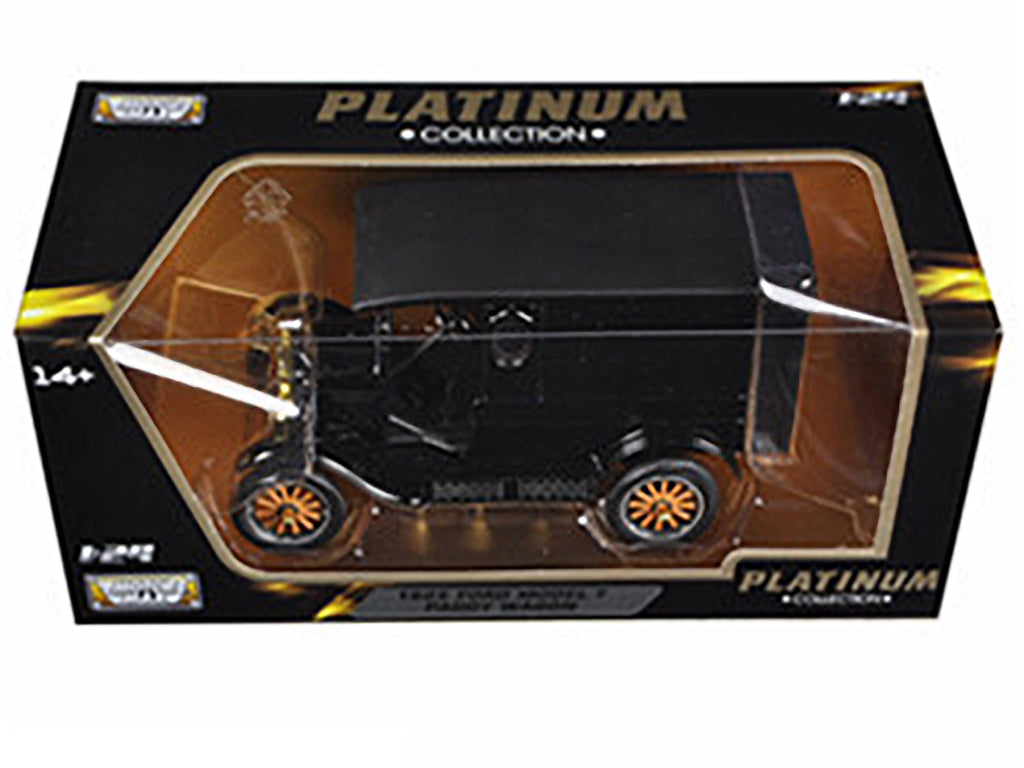 1925 Ford Model T Paddy Wagon Black 1/24 Diecast Model Car by Motormax - image 3