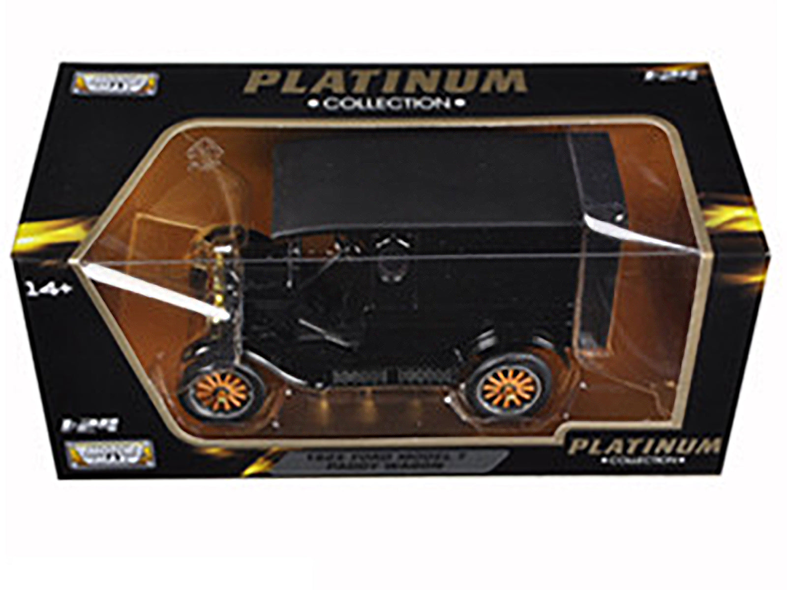 1925 Ford Model T Paddy Wagon Black 1/24 Diecast Model Car by Motormax - image 3