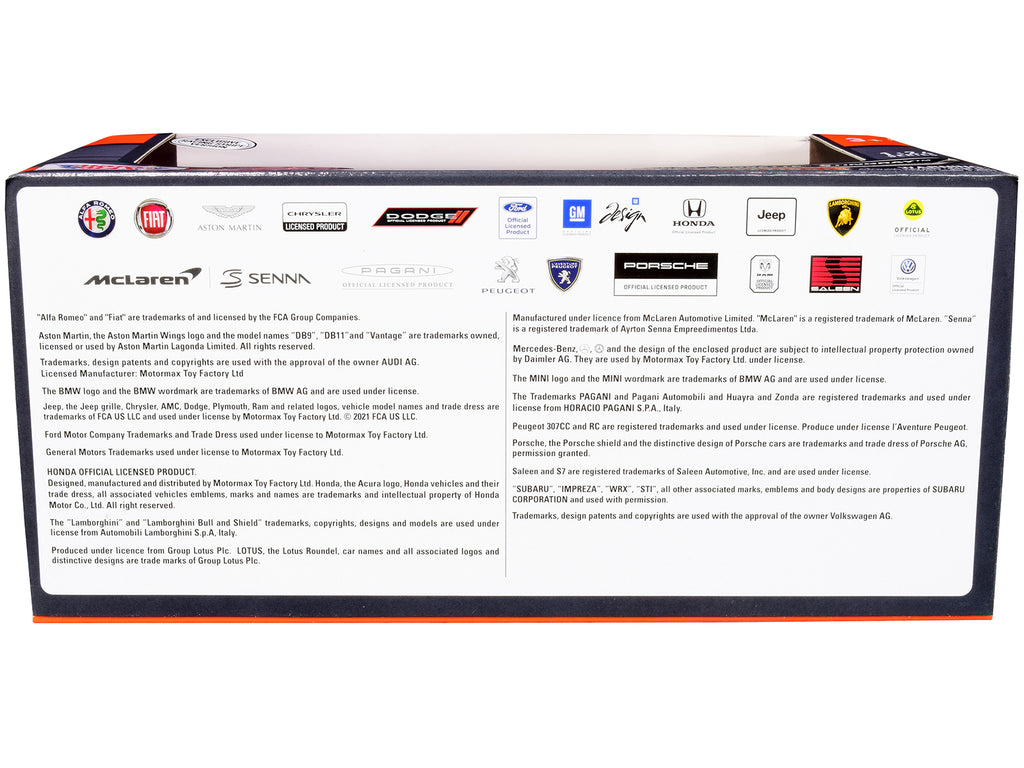 2020 Chevrolet Corvette C8 Stingray Blue with Silver Racing Stripes "Timeless Legends" 1/24 Diecast Model Car by Motormax - image 3