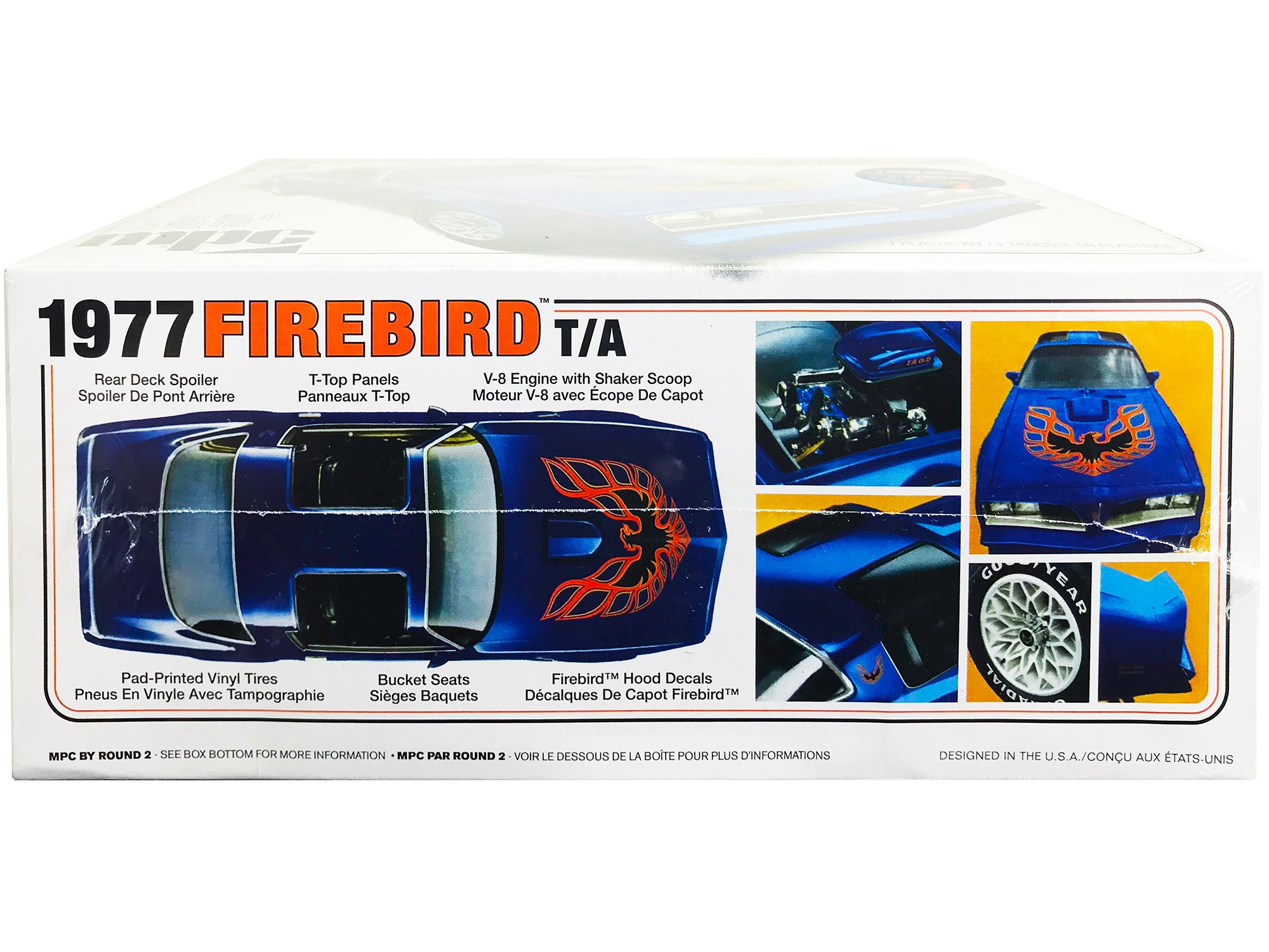 Skill 2 Model Kit 1977 Pontiac Firebird T/A Trans Am 1/25 Scale Model by MPC - image 2