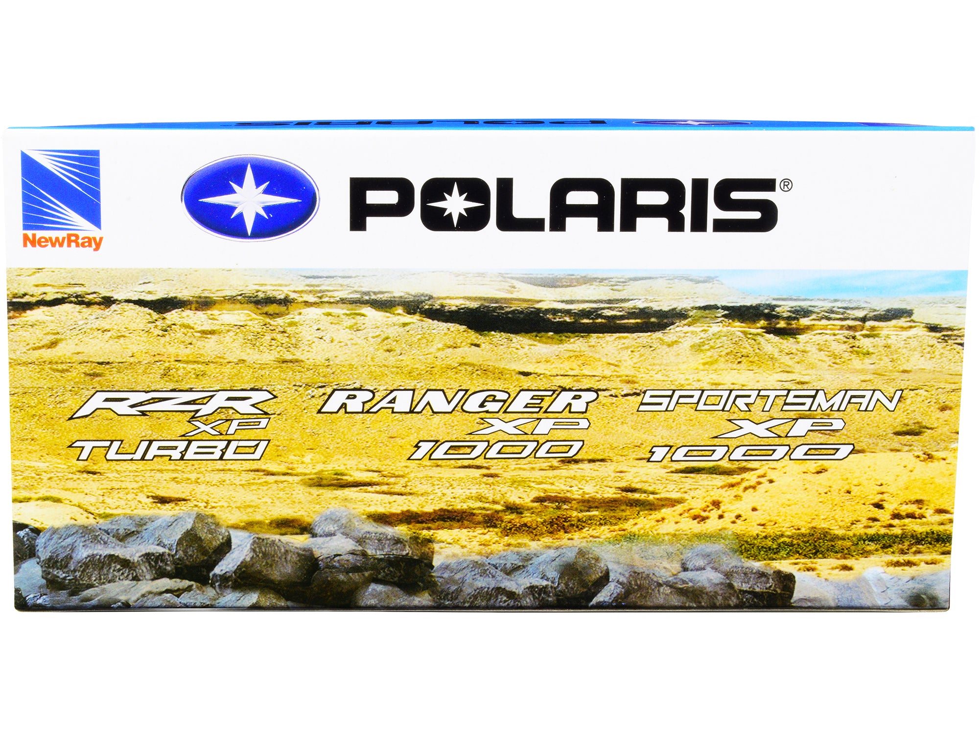 Polaris RZR XP Turbo DOHC Mini ATV Blue and Black Diecast Model by New Ray - image 3