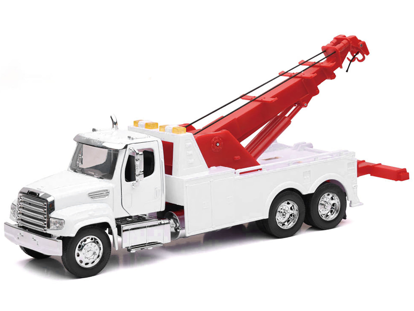 Freightliner 114SD Tow Truck White and Red "Long Haul Trucker" Series 1/32 Diecast Model by New Ray - image 2