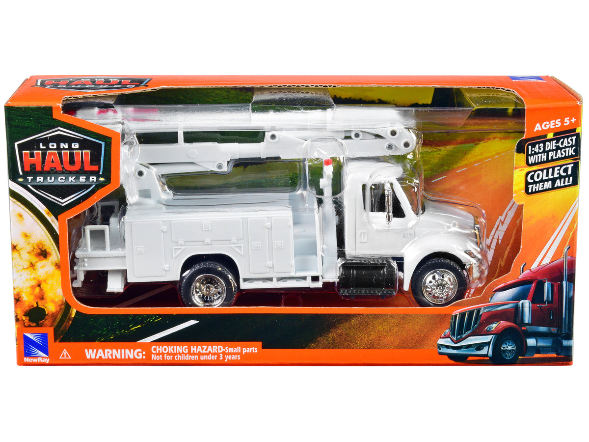 International 4200 Line Maintenance Service Truck White "Long Haul Trucker" Series 1/43 Diecast Model by New Ray - image 3