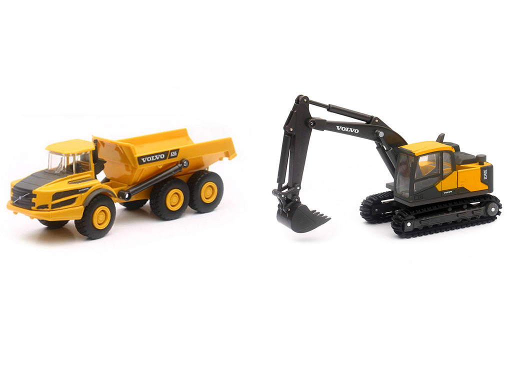"Volvo Construction Vehicles" Set of 3 pieces Diecast Models by New Ray - image 3