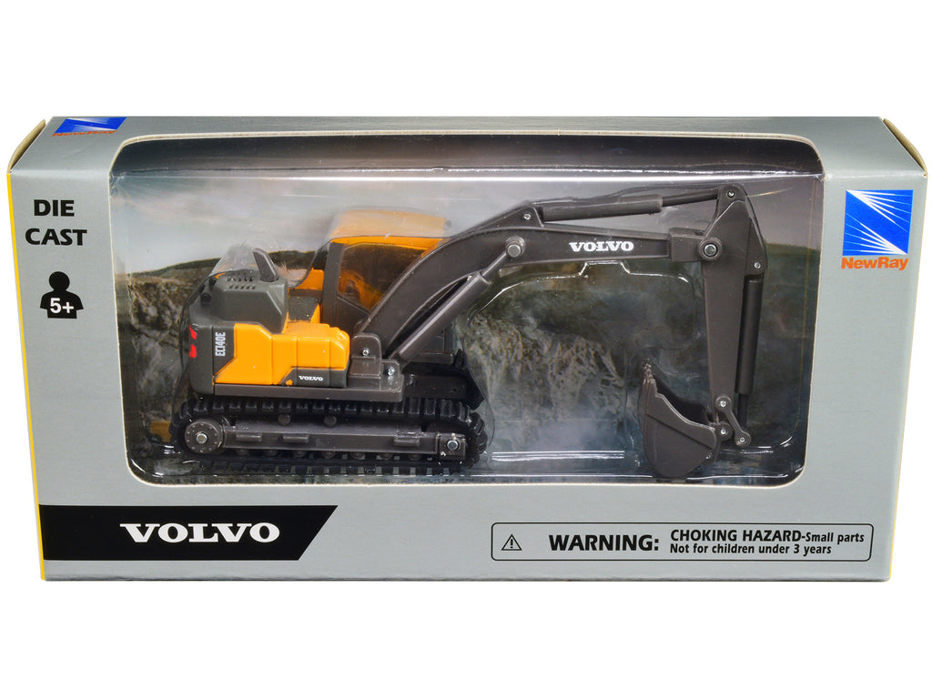 Volvo EC140E Track-Type Excavator Yellow Diecast Model by New Ray - image 3