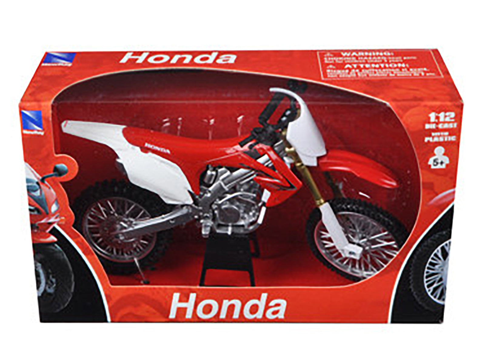 2012 Honda CR 250R Red 1/12 Diecast Motorcycle Model by New Ray - image 3
