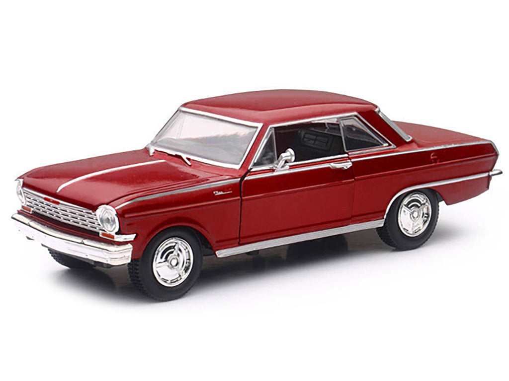 1964 Chevrolet Nova SS Burgundy "Muscle Car Collection" 1/25 Diecast Model Car by New Ray - image 2