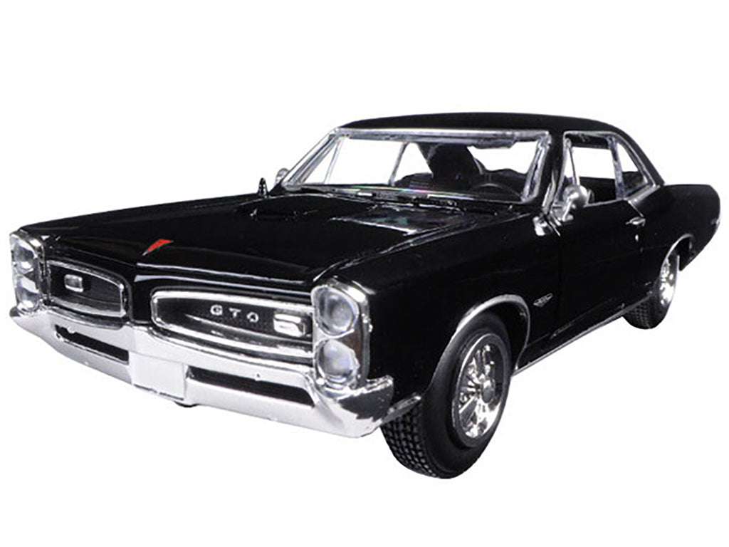 1966 Pontiac GTO Black "Muscle Car Collection" 1/25 Diecast Model Car by New Ray - image 2