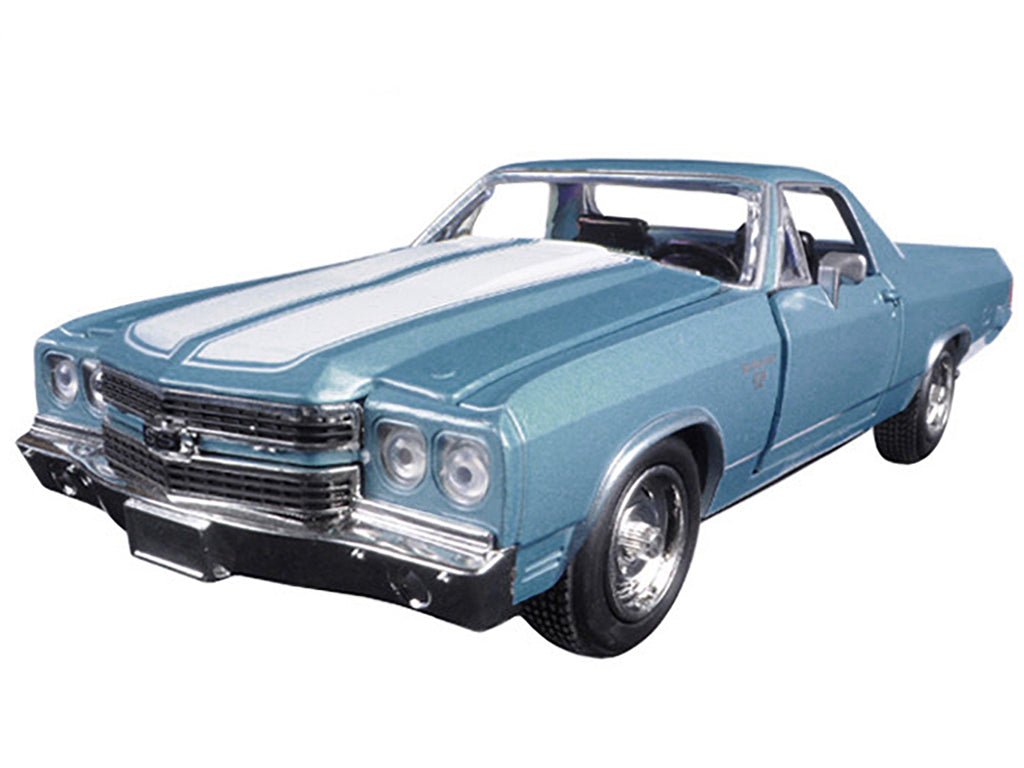 1970 Chevrolet El Camino SS Blue 1/25 Diecast Model Car by New Ray - image 2