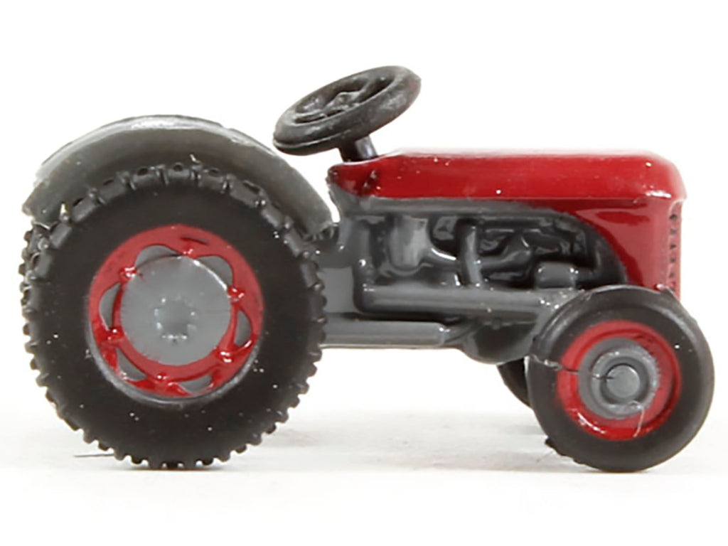Ferguson Tractor Red and Gray 1/148 (N) Scale Diecast Model Car by Oxford Diecast - image 2