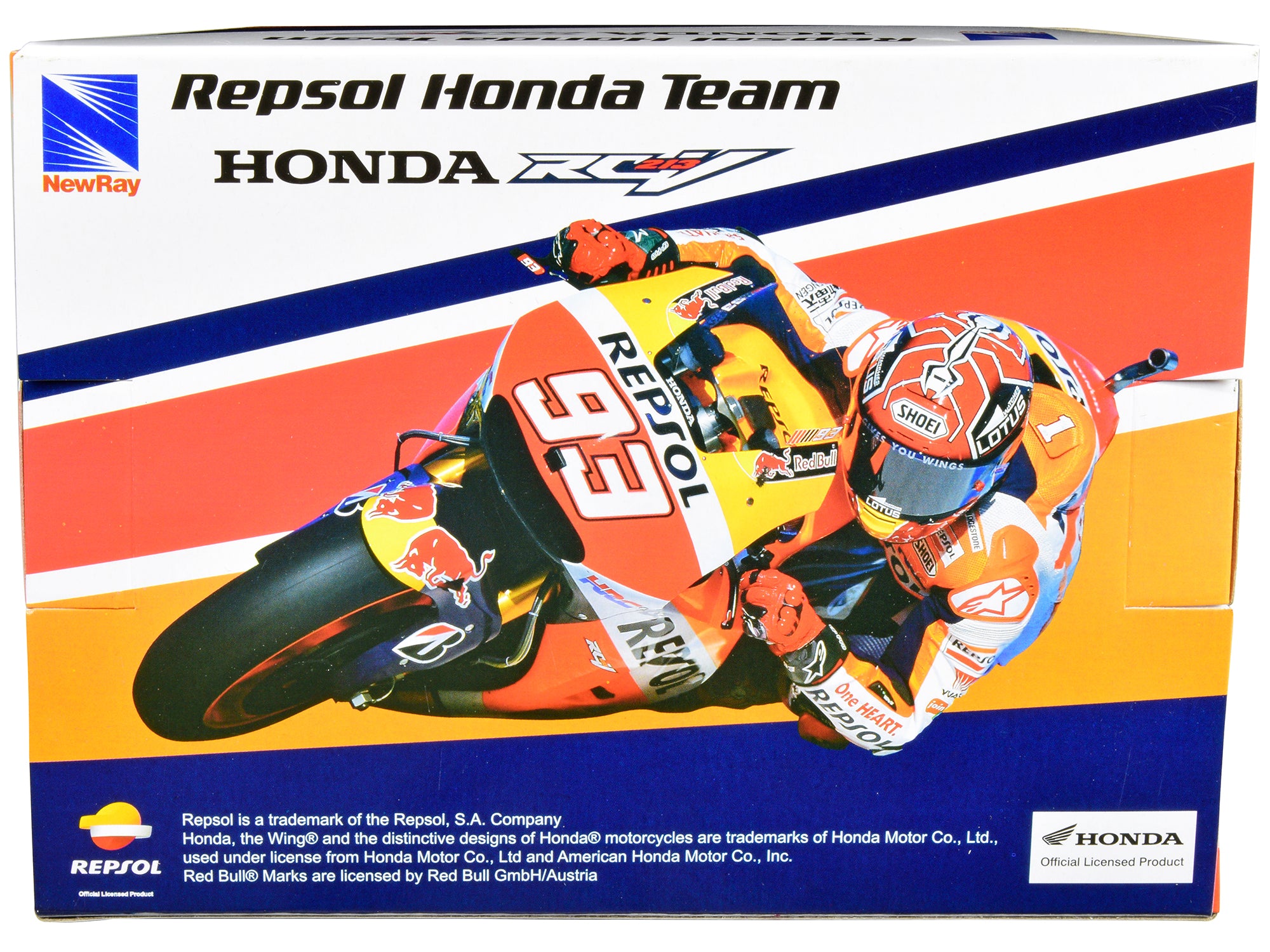 Honda RC213V Motorcycle #93 Marc Marquez "Repsol Honda Team" MotoGP (2015) 1/12 Diecast Model by New Ray - image 2