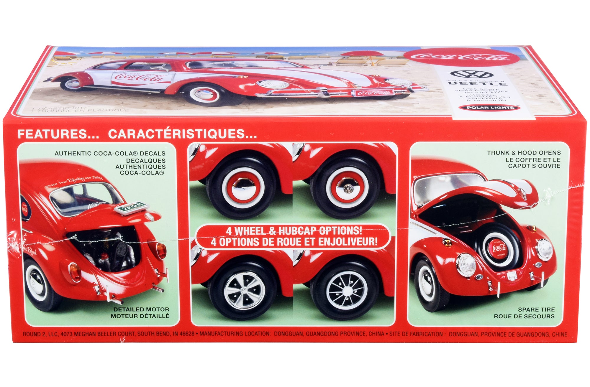 Skill 3 Snap Model Kit Volkswagen Beetle "Coca-Cola" 1/25 Scale Model by Polar Lights - image 3