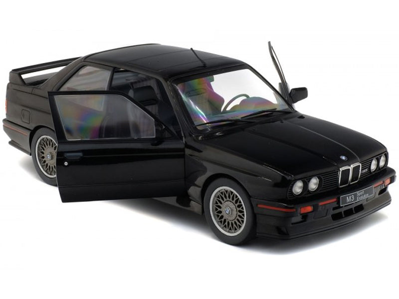 1990 BMW E30 Sport Evo Black 1/18 Diecast Model Car by Solido - image 2