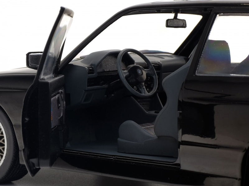 1990 BMW E30 Sport Evo Black 1/18 Diecast Model Car by Solido - image 3