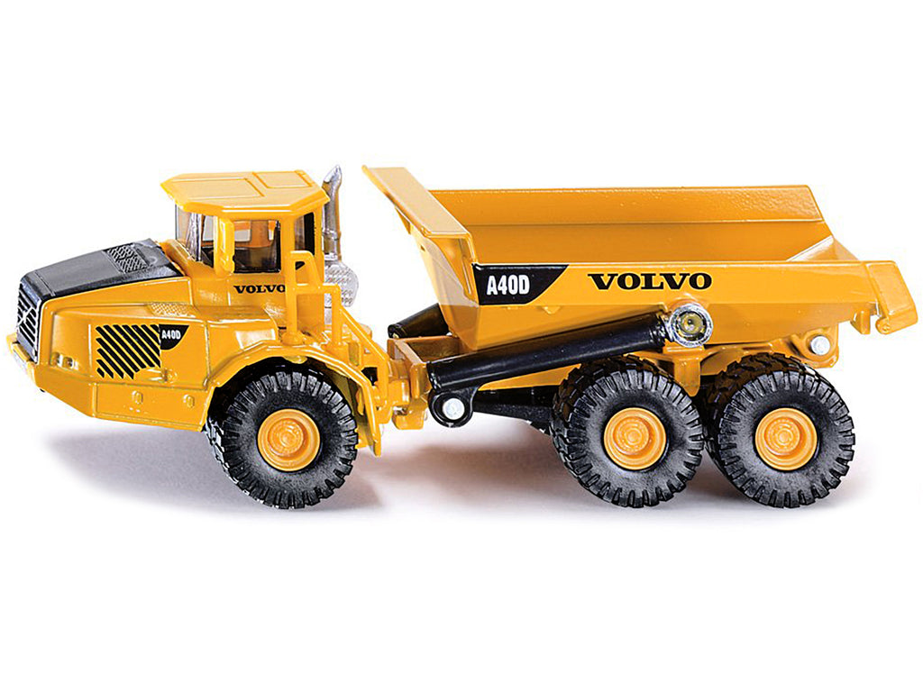 Volvo A40D Dump Truck Yellow 1/87 (HO) Diecast Model by Siku - image 2