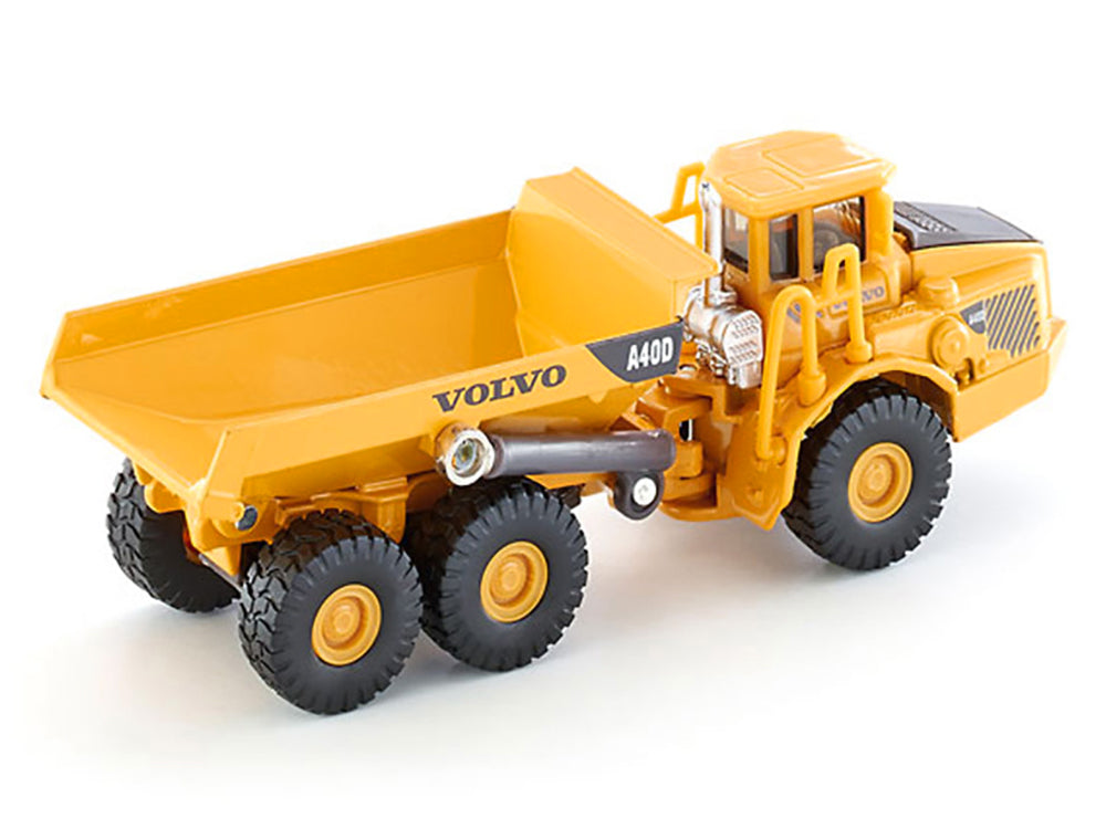 Volvo A40D Dump Truck Yellow 1/87 (HO) Diecast Model by Siku - image 3