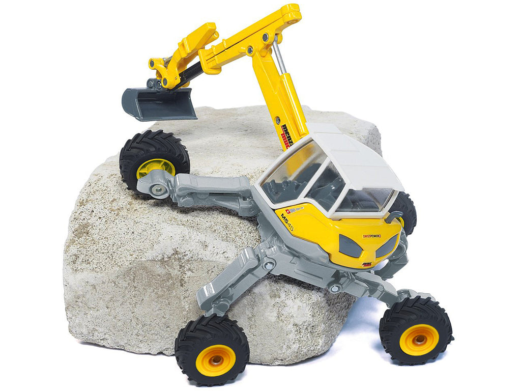 Menzi Muck M545 Walking Excavator Yellow with White Top 1/50 Diecast Model by Siku - image 3