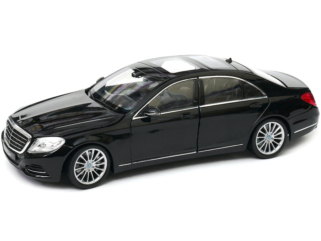 Mercedes Benz S Class with Sunroof Black "NEX Models" 1/24 Diecast Model Car by Welly - image 3