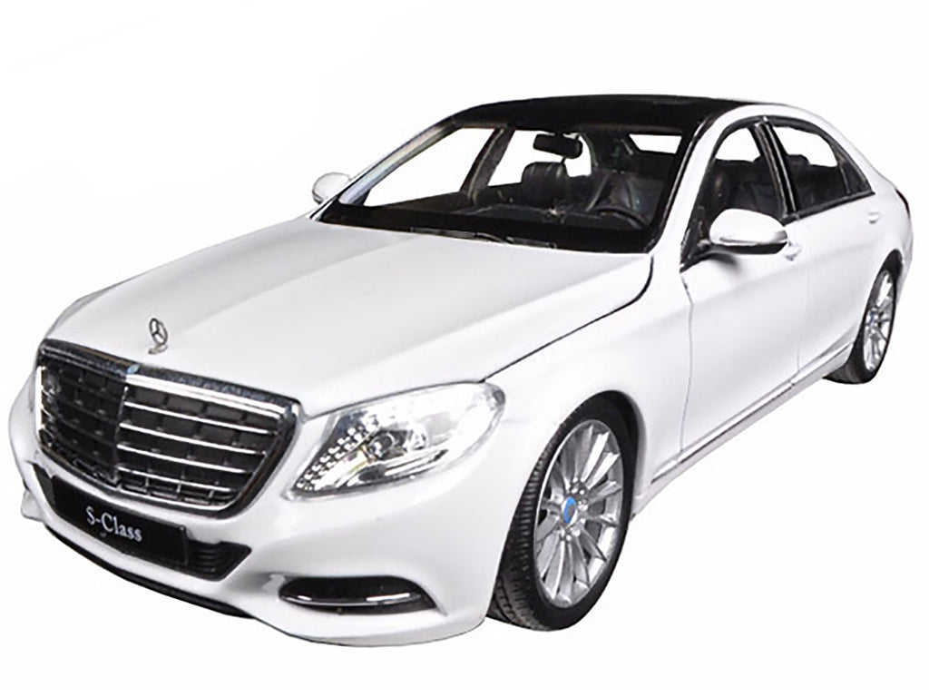 Mercedes Benz S Class with Sunroof White "NEX Models" 1/24 Diecast Model Car by Welly - image 2