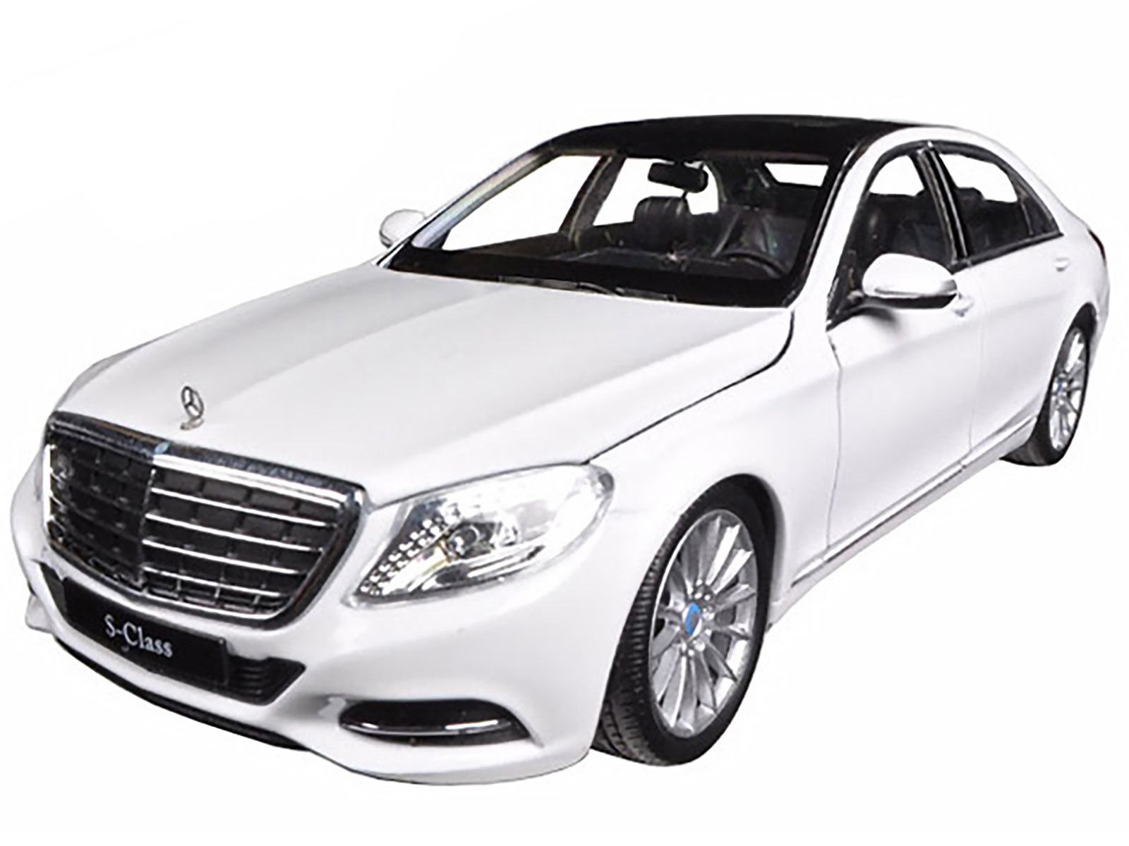 Mercedes Benz S Class with Sunroof White "NEX Models" 1/24 Diecast Model Car by Welly - image 2